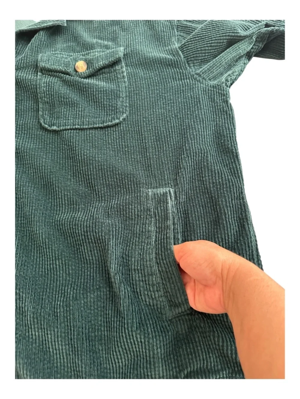Aerie Corduroy Shacket Jacket Size Women's XL Pockets Oversized Fit Grunge 90s